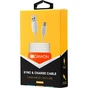 Дата кабель USB 2.0 AM to Micro 5P 1.0m White Canyon (CNE-USBM1W) - зменшене зображення 3
