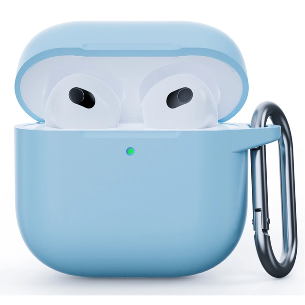 Чехол для наушников Armorstandart Hang Case для Apple AirPods 4 Light Blue (ARM81283) - изображение 1