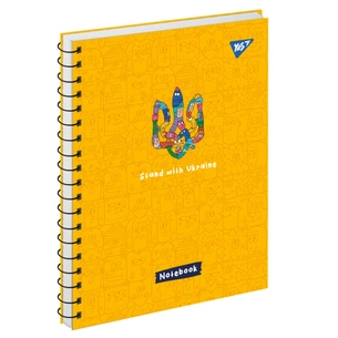 Зошит Yes А5 Stand with Ukraine 80 аркушів клітинка (151969) зображення 1