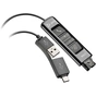 Адаптер Poly DA85 USB-A/C - QD (M/M), Black (786C7AA) - уменьшенное изображение 1
