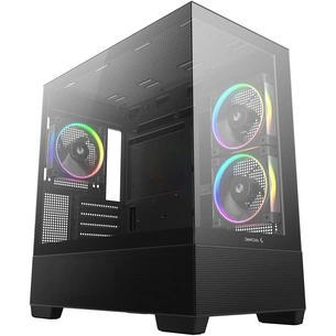 Корпус DeepCool CG380 3F Black (R-CG380-BKAGM3-G) без БЖ зображення 1