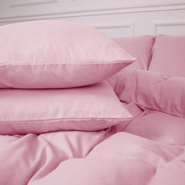 Постельное белье MirSon 008 Pink Фланель 220х240 King Size (2200009651151) - изображение 6