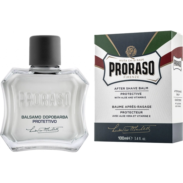 Бальзам після гоління Proraso з екстрактом алое та вітаміном Е 100 мл (8004395001460) - зображення 1