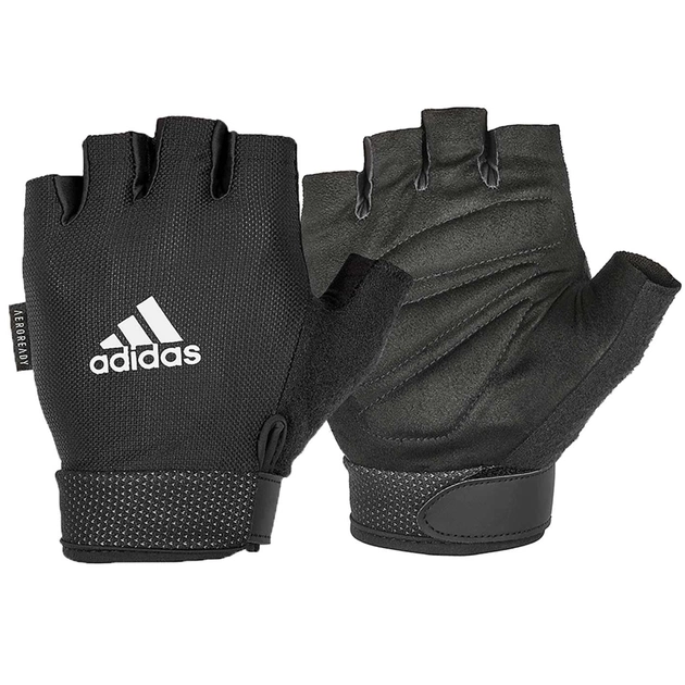 Рукавички для фітнесу Adidas Essential Adjustable Gloves ADGB-12424 чорний M (885652014984) - изображение 1