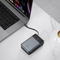 Універсальна мобільна батарея XO PR267 PD 65W 20000mAh Grey - уменьшенное изображение 4