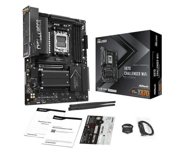 Материнская плата ASRock X870 Challenger WiFi Socket AM5 - изображение 1