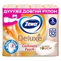 Туалетний папір Zewa Deluxe Персик 3 шари 32 рулони (7322542544631) - зменшене зображення 1