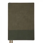 Тижневик Leo planner А5 датований 2026 "Velvet", м‘який, темно-зелений, 368 сторінок (252637) - preview 1