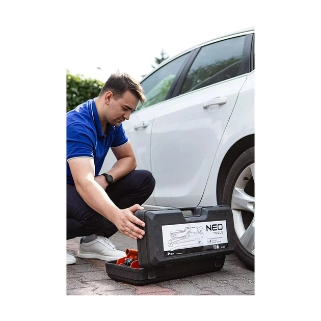 Домкрат Neo Tools гідравлічний, підкатний, 2.5т, 85-385мм (11-733) - зображення 3