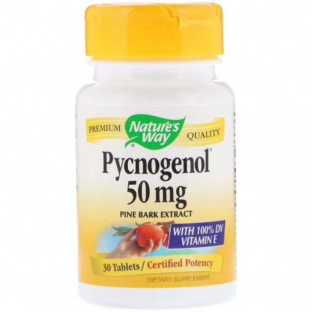 Трави Nature's Way Пікногенол, Екстракт Соснової Кори, Pycnogenol, Pine Bark Ex (NWY-45151) - зображення 1