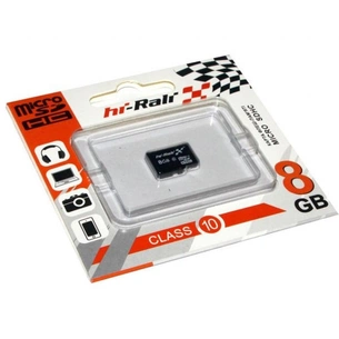 Карта пам'яті Hi-Rali 8GB microSD class10 (HI-8GBSDCL10-00) зображення 1