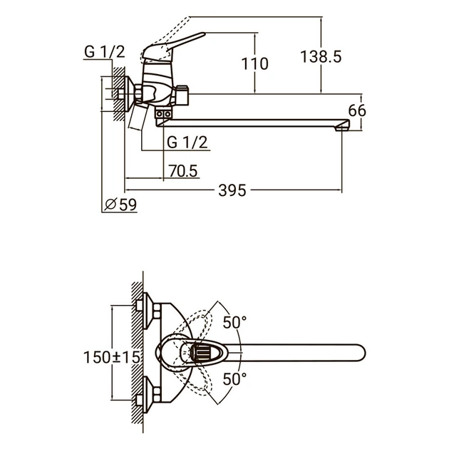 Змішувач AQUATICA NK-2C232C - picture 6