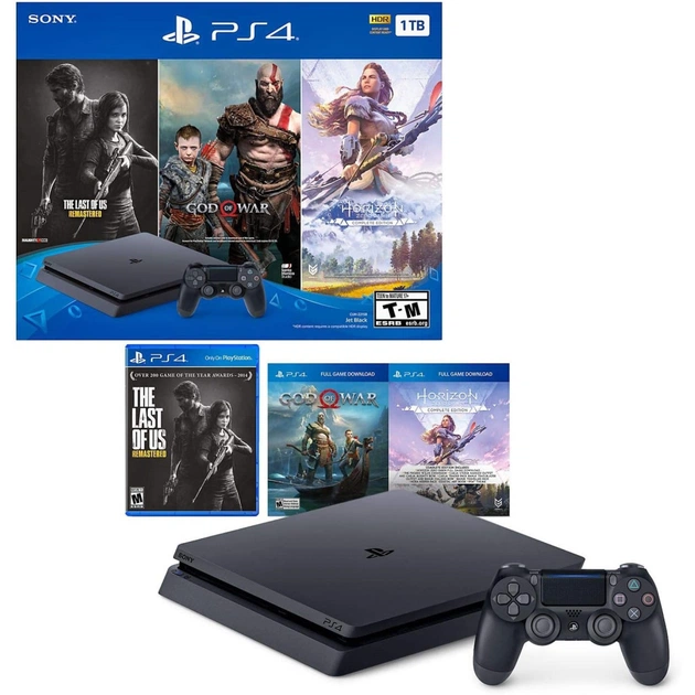 Ігрова консоль Sony PlayStation 4 Slim 1TB HZD+DET+The Last of Us+PSPlus 3М (9926009) - picture 9
