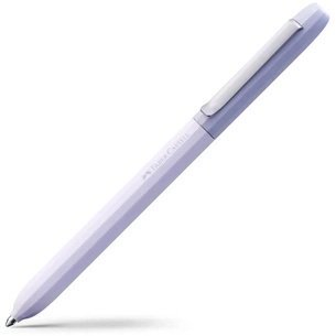 Ручка шариковая Faber-Castell поворотная серии AVORI Dream Weaver, цвет корпуса фиолетовый, синий М (0,7 мм) (33064) изображение 1