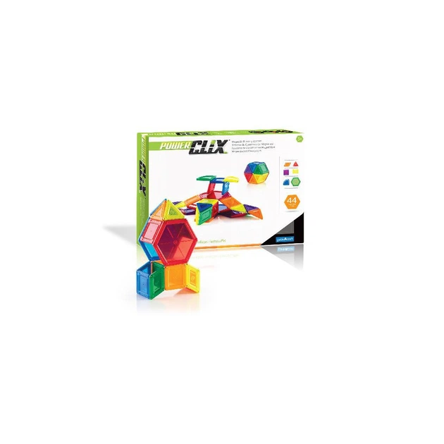 Конструктор Guidecraft PowerClix Solids 44 деталі (G9421) - зображення 1