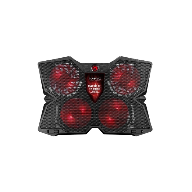 Підставка до ноутбука Marvo FN-38 17" Red-LED (10210026) - зображення 1