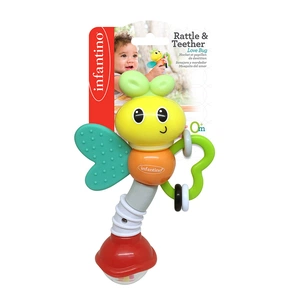 Брязкальце Infantino Міс Баг з прорізувачем (304890I) зображення 1