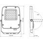 Прожектор Videx F5 20W 3000-5000-6500K 230V White (VL-F5-020CW) - зменшене зображення 10