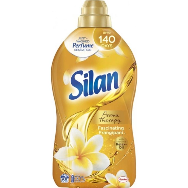 Кондиціонер для білизни Silan Ароматерапія Захоплюючий франжипані 1.45 л (9000101385014) - изображение 1