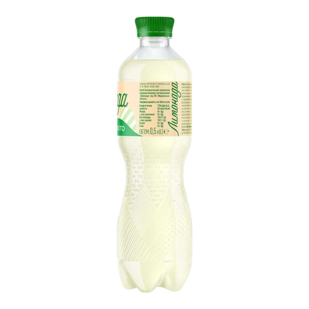 Напій Моршинська соковмісний Лимонада зі смаком Мохіто 0.5 л (4820017003063) - изображение 2
