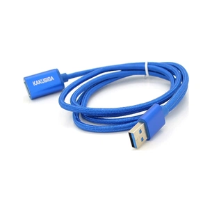 Дата кабель USB 3.0 AM/AF 1.2m black KAKUSIGA (YT-AM/AF-KSC-753) зображення 1