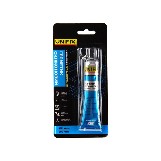 Герметик автомобільний Unifix універсальний (прозорий) тюбик 50 мл - зображення 1
