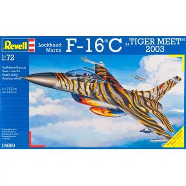 Збірна модель Revell Літак F-16C Tigermeet 2003 1:72 (4669) - зображення 1