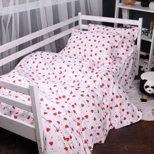 Постільна білизна MirSon 015 Love Фланель 2 x 160 x 220 Сімейний Євро (2200009652660) - зображення 1