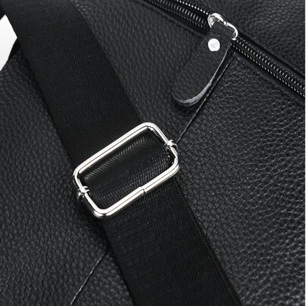 Сумка Vintage Месенджер шкіряна Чорна (20247) - зображення 11