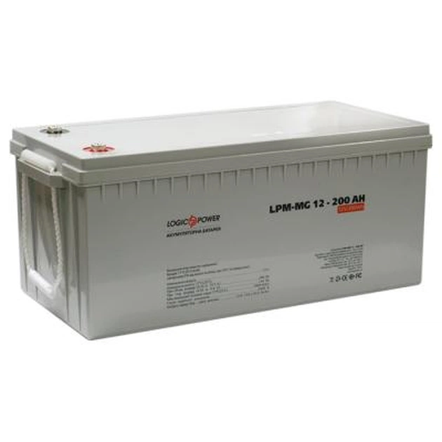 Батарея к ИБП LogicPower LPM-GL 12В 200 Ач (4156) - изображение 1