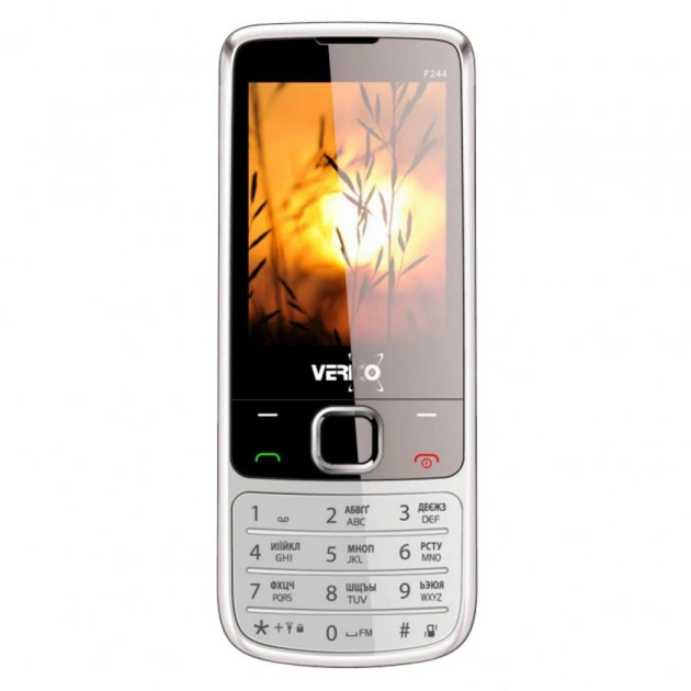 Мобільний телефон Verico Style F244 Silver (4713095606731) - изображение 1