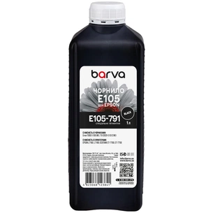 Чорнило Barva Epson 105 1л, Pigm.black (E105-791) зображення 1