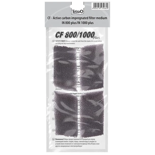 Наповнювач для акваріумного фільтра Tetra CF 800/1000 Plus для внутрішнього фільтра IN 800/1000 з активованим вугіллям губка 4 шт (4004218804371) зображення 1