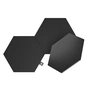 Додаткові панелі Nanoleaf Shapes Ultra Black Hexagons Expansion Pack, Apple HomeKit, 3 шт. (NL42-0101HX-3PK) - зменшене зображення 1