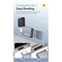 Зчитувач флеш-карт Essager USB-C + USB-A to Micro SD black (EDKTF-QW0G-P) - зменшене зображення 5