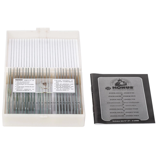 Набір мікропрепаратів Konus Зоологія Комахи 25 шт (4980) - picture 4