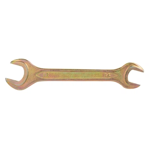 Ключ Sigma ріжковий 14x17мм жовтий цинк (6025171) зображення 1