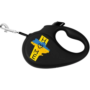 Повідець для собак WAUDOG R-leash Дім світловідбиваюча стрічка S 5 м (8124-0230-01) зображення 1