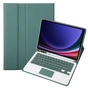 Чохол до планшета BeCover Keyboard+TouchPad Samsung Tab S9 (SM-X710/SM-X716)/S9 FE (SM-X510/SM-X516B) 11.0" Dark Green (712419) - зменшене зображення 2