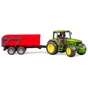 Спецтехніка Bruder трактор John Deere 6920 із причепом (02057) - зменшене зображення 4