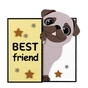 Картина по номерам Rosa Talent 3D Best Friend, МДФ ґрунтоване, 19х19 см (4823098543565) - уменьшенное изображение 1