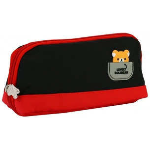 Пенал Cool For School 1 відділення Чорний (B-8694-black) зображення 1