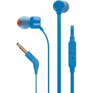 Навушники JBL T110 Blue (JBLT110BLU) зображення 1