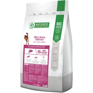 Сухий корм для собак Nature's Protection Mini extra Salmon Adult Small breeds 7.5 кг (NPS45738) зображення 1
