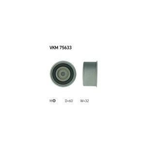 Ролик натягувача ременя SKF VKM 75633 зображення 1
