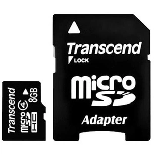 Карта пам'яті Transcend 8Gb microSDHC class 4 (TS8GUSDHC4) зображення 1