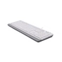 Клавіатура A4Tech FKS10 USB White - зменшене зображення 3