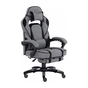 Крісло ігрове GT Racer X-2749-1 Gray/Black Suede (X-2749-1 Fabric Gray/Black Suede) - зменшене зображення 2