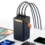 Батарея універсальна XO 50000mAh, PD/20W, QC3.0/22.5W, flashlight, Input(Type-C,MicroUSB), Output(3*USB,Type-C) (XO-PR168 / 29187) - зменшене зображення 3