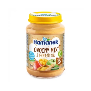 Дитяче пюре Hamanek Фруктовий мікс з кукурудзяною кашею 190 г (8595139799649) зображення 1